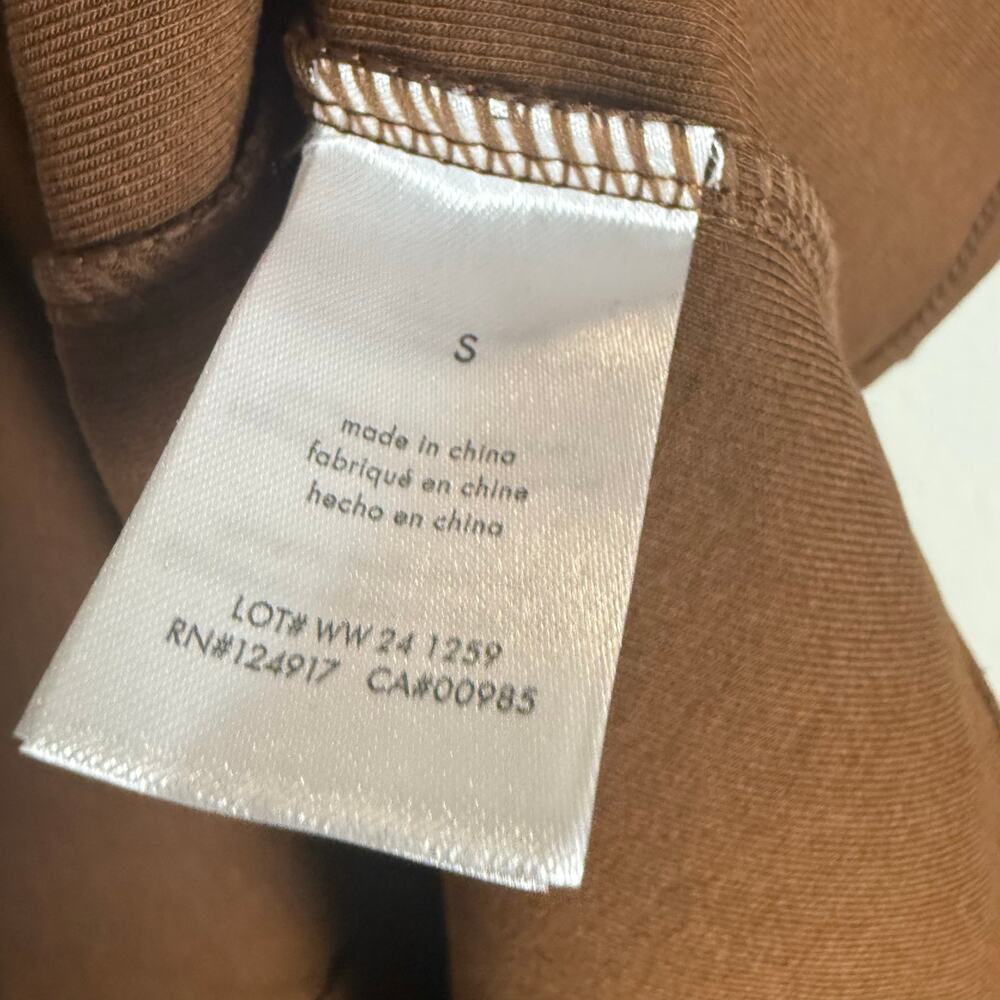 WeWoreWhat Pull-On Saddle Brown Jersey Midi Skirt Size Small - Picture 8 of 8